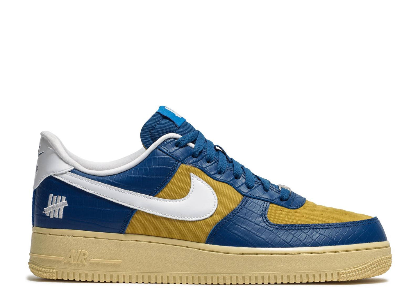 Nike Air Force 1 Low Undefeated On It Blue Yellow Croc (Preowned)