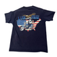 Vintage 2003 Navy Big Dogs Land of the Free T-Shirt