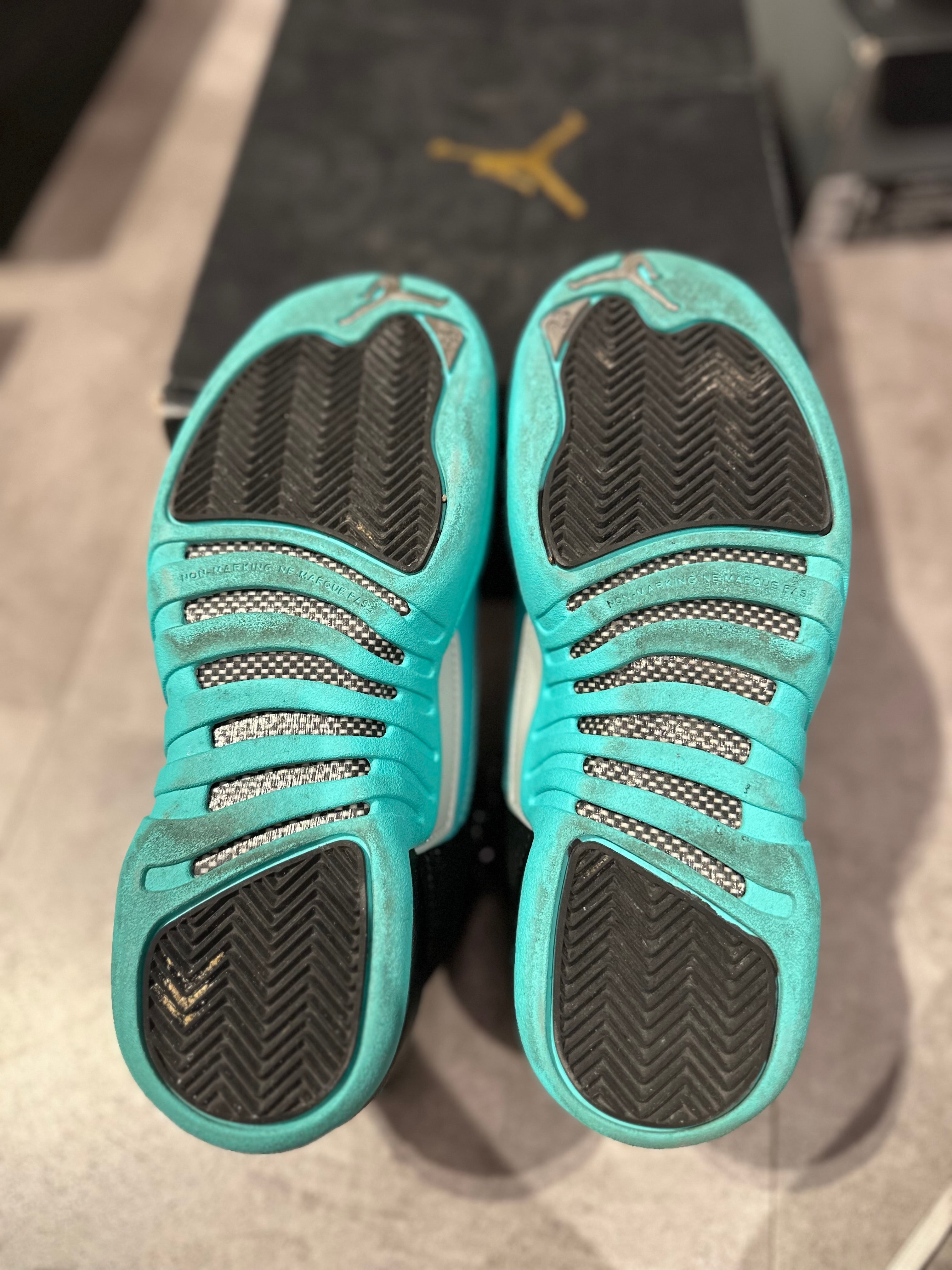 Jordan 12 Retro Hyper Jade (GS) (Preowned) - Pre-Owned