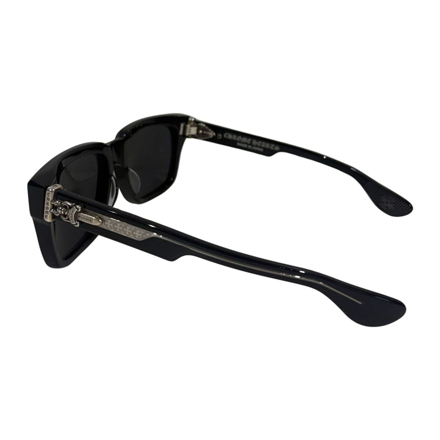 Chrome Hearts Box Officer Glasses Black/Silver - Worn Once