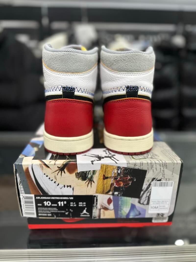 Jordan 1 Retro High Union Los Angeles Black Toe - Lightly Pre-Owned Size 10