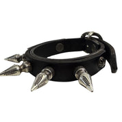 Chrome Hearts Spiked Leather Punk Gunslinger Bracelet - Lightly Used