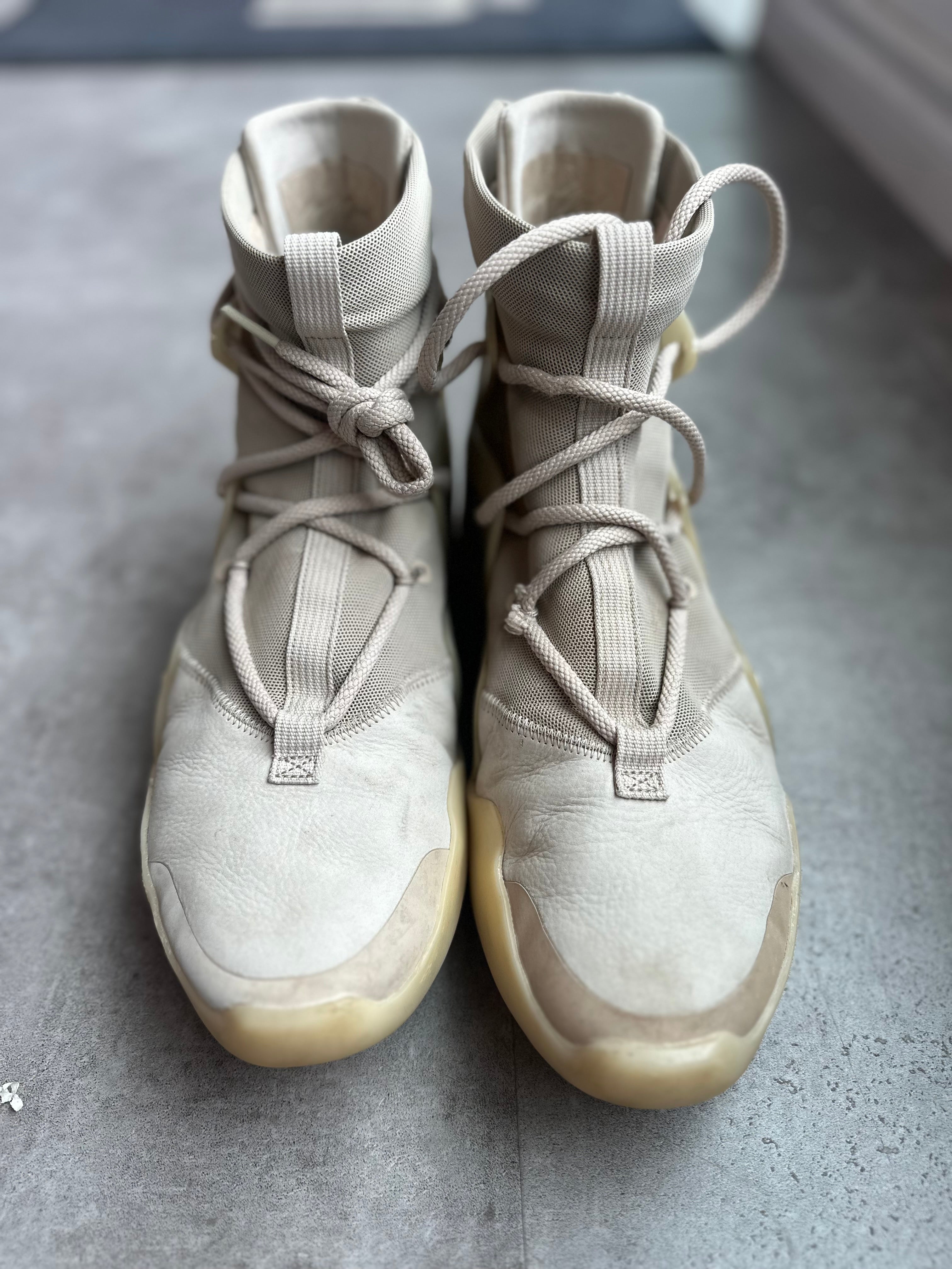 Nike Air Fear of God 1 Oatmeal - Pre-Owned Size 10 (No original box)