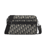 Dior Maxi Safari Bag with Strap Beige Oblique - Lightly Used