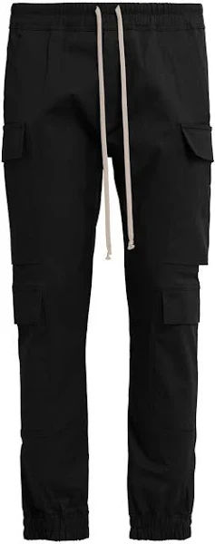 Rick Owens Mastodon Megacargo Pant Heavy Faille Black