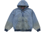 Supreme Reflective Arc Hooded Work Jacket Denim