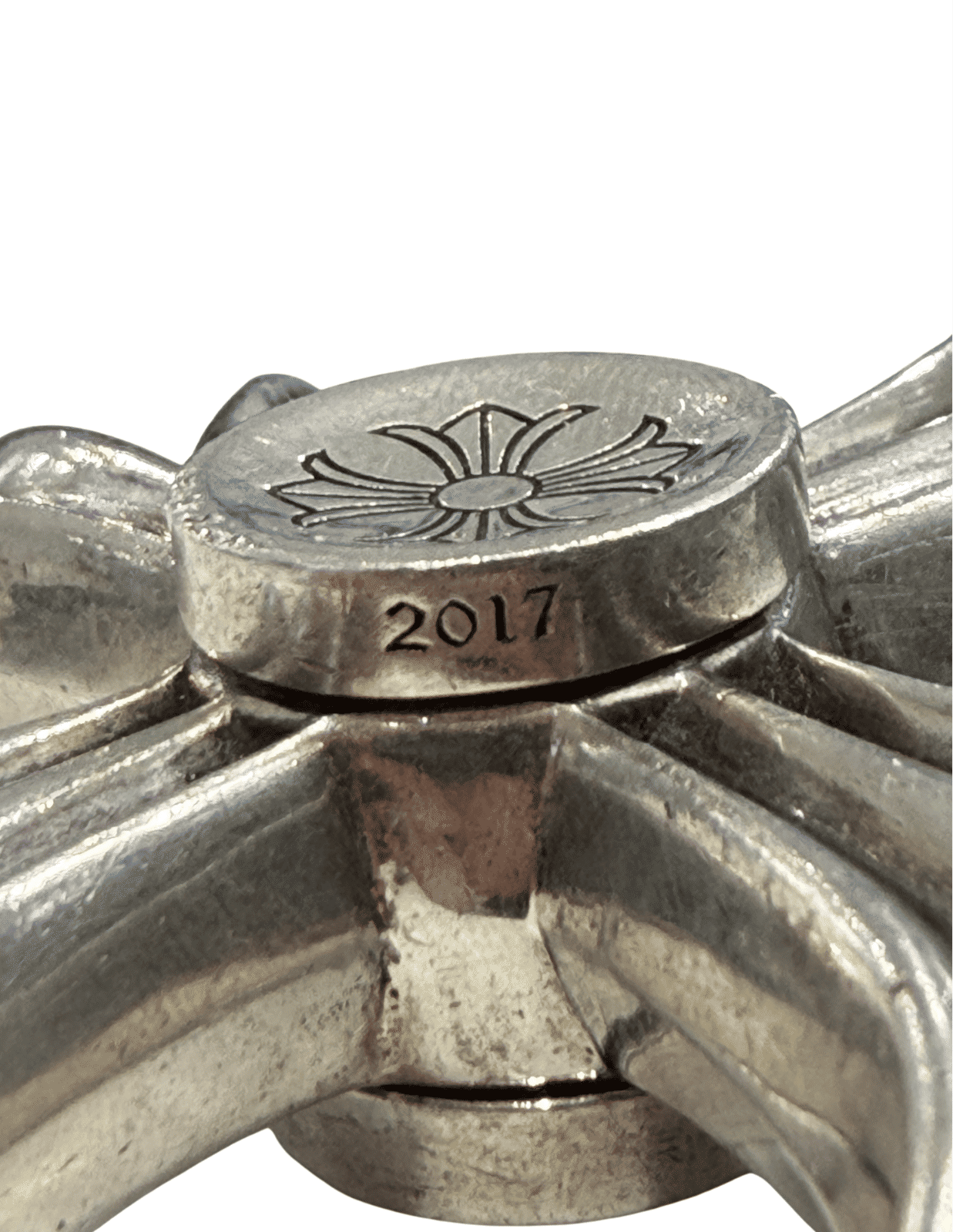 Chrome Hearts Silver Fidget Spinner - Gently Used