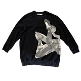 Givenchy Basketball Star Crewneck Navy - Pre-Owned Size S