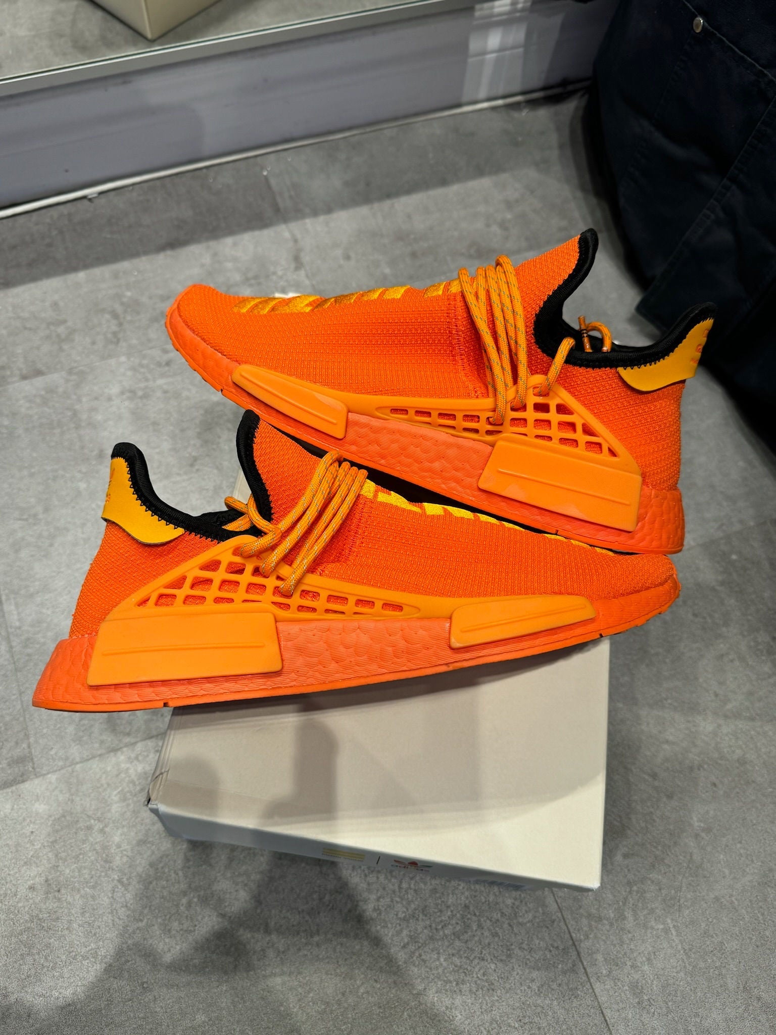 Adidas NMD Hu Pharrell Orange - Pre-Owned Size 10.5