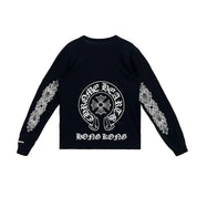 Chrome Hearts Hong Kong Exclusive Floral L/S T-Shirt Black