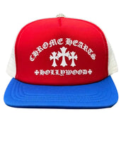 Chrome Hearts King Taco 4th Of July Trucker Hat Red/White/Blue