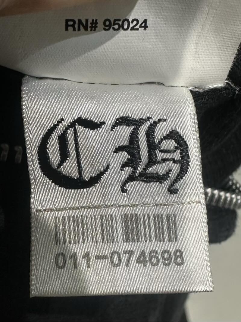 Chrome Hearts Plus Cross Horseshoe Thermal Zip-Up Hoodie Black - Pre-Owned Size M