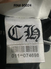 Chrome Hearts Plus Cross Horseshoe Thermal Zip-Up Hoodie Black - Pre-Owned Size M