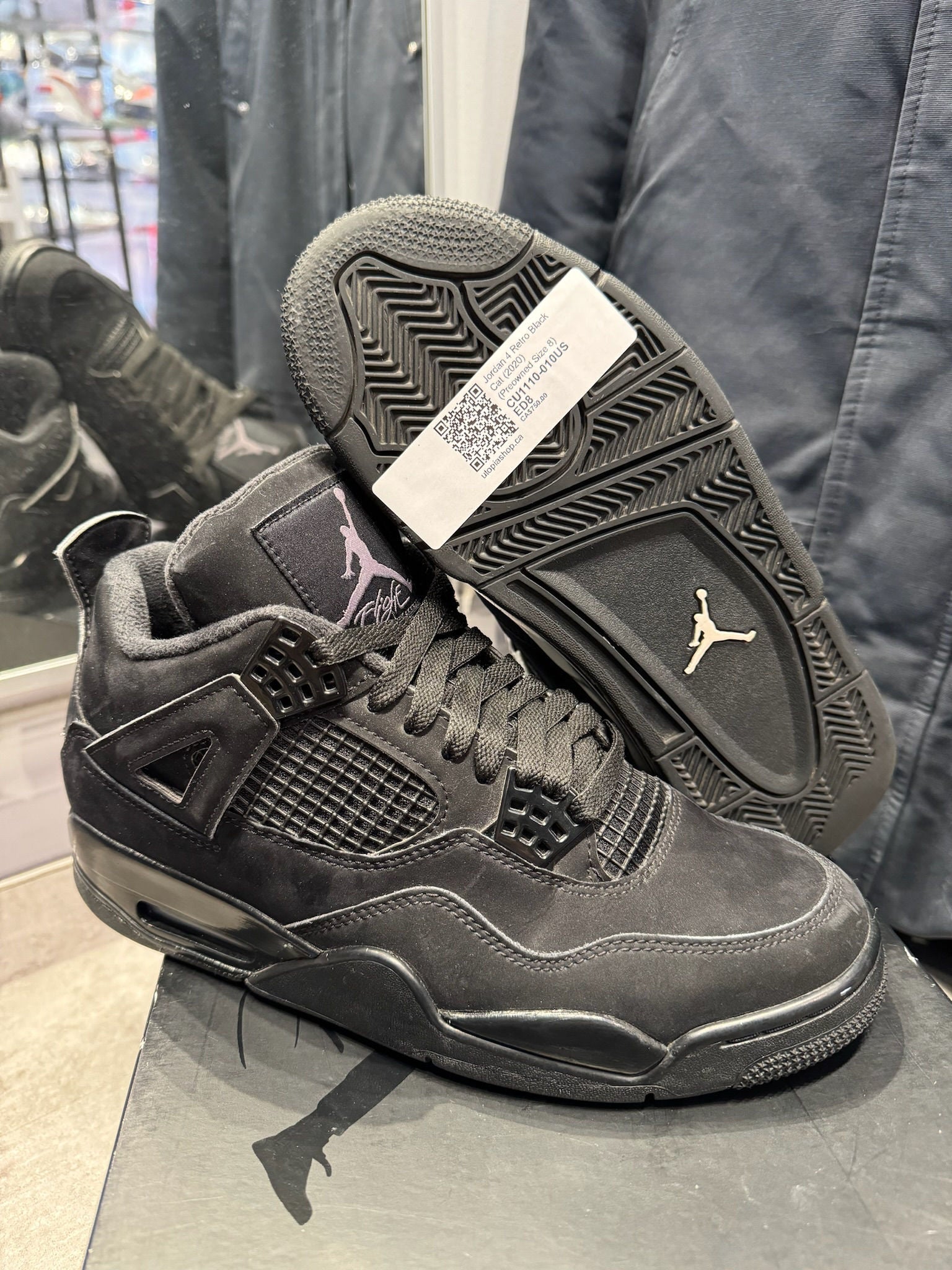 Jordan 4 Retro Black Cat (2020) - Pre-Owned Size 8