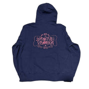Stussy Positive Vibration Hoodie Navy - Pre-Owned Size S