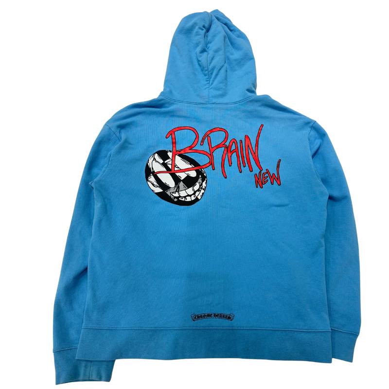 Chrome Hearts Matty Boy Brain New Hoodie Blue - Pre-Owned Size L
