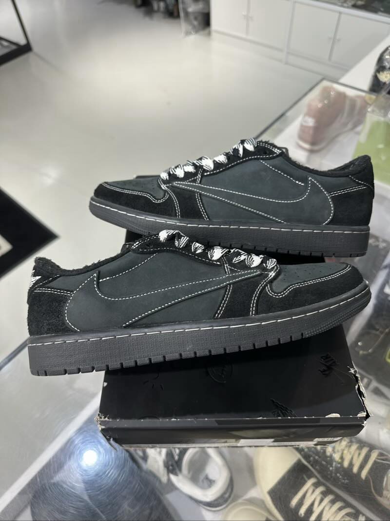 Jordan 1 Retro Low OG SP Travis Scott Black Phantom - Pre-Owned Size 9.5