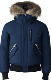 Mackage Dixon 2-in-1 Nordic Tech Down Bomber With Natural Fur (Preowned) - Pre-Owned