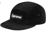 Supreme Suede Camp Cap Black