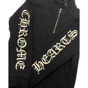 Chrome Hearts Slo Ride Embroidered Quarter Zip Black - Lightly Pre-Owned Size M