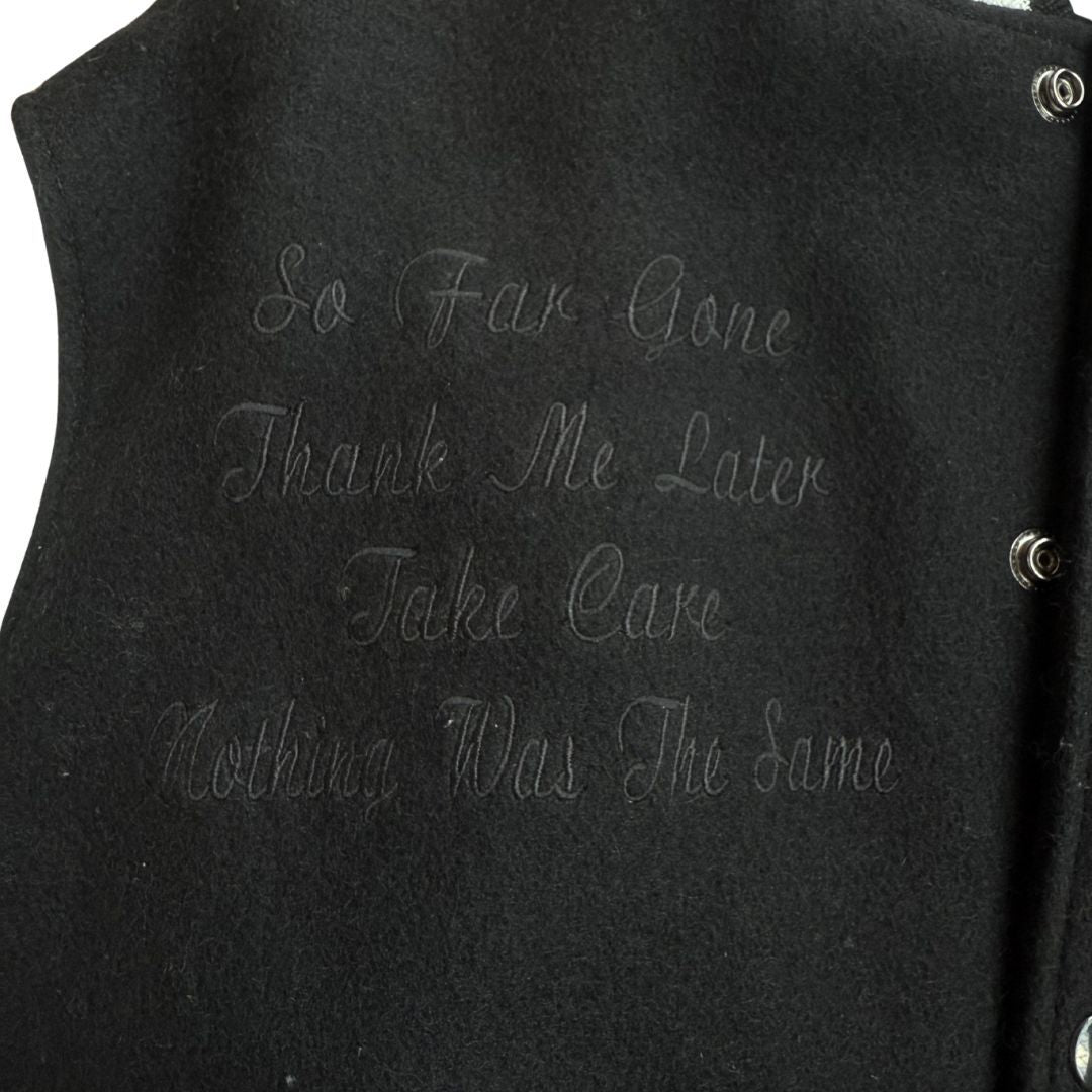 OVO x Roots Nothing Was The Same Tour Varsity Jacket Black (Lightly Used Size L) - Pre-Owned