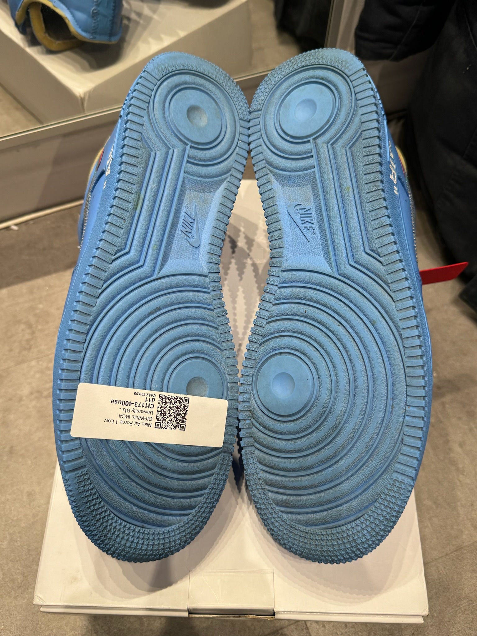 Nike Air Force 1 Low Off-White MCA University Blue - Pre-Owned Size 11