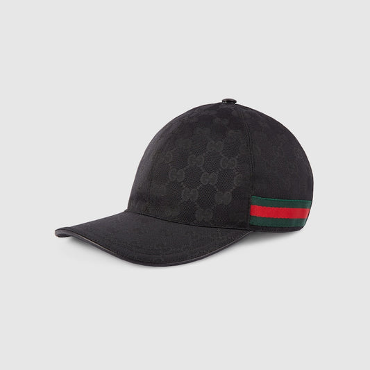 Gucci GG Canvas Supreme Web Cap Black (Preowned)