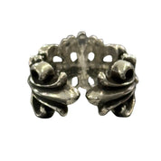Chrome Hearts Double Floral Ring - Lightly Used Size 7.5