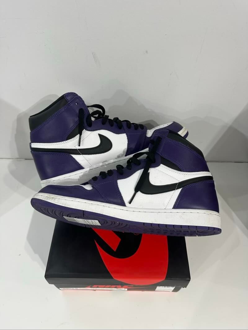 Jordan 1 Retro High Court Purple White - Pre-Owned Size 12