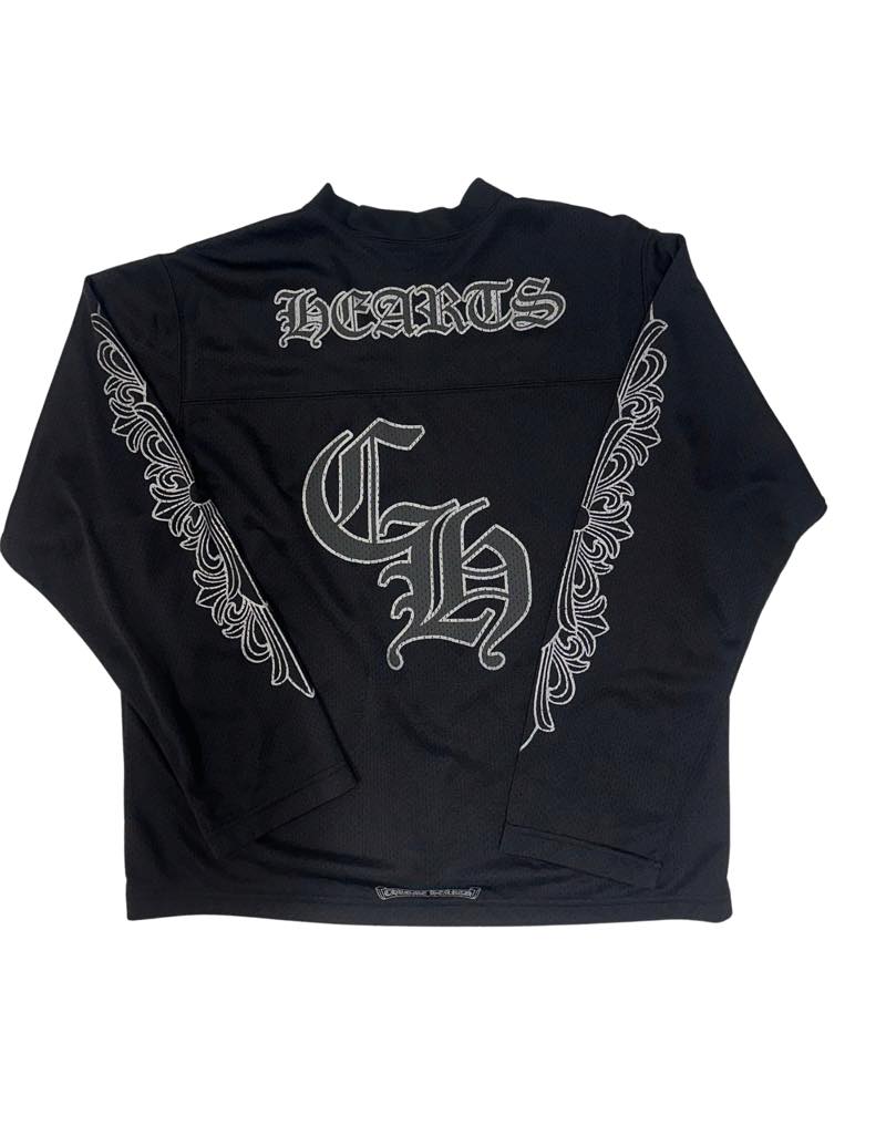 Chrome Hearts Stadium Mesh L/S Jersey Black - Pre-Owned Size M