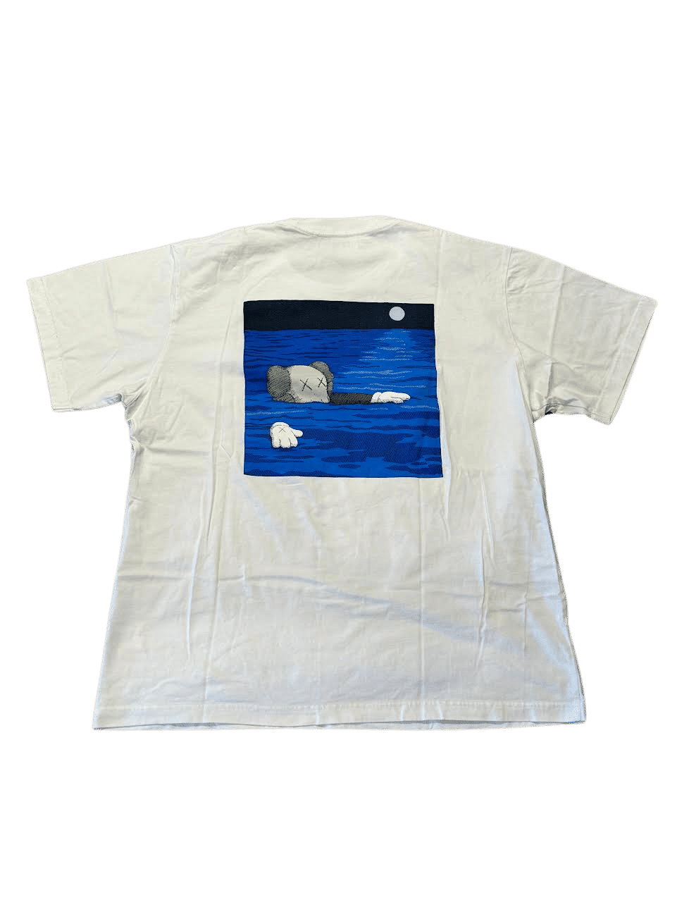 Kaws X Uniqlo UT Short Sleeve Artbook Cover T-Shirt White (Preowned Size XL) - Pre-Owned