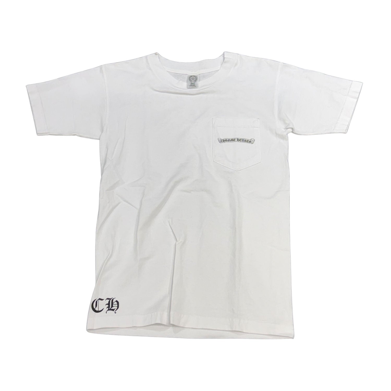 Vintage Chrome Hearts Shoulder Logo T-Shirt White