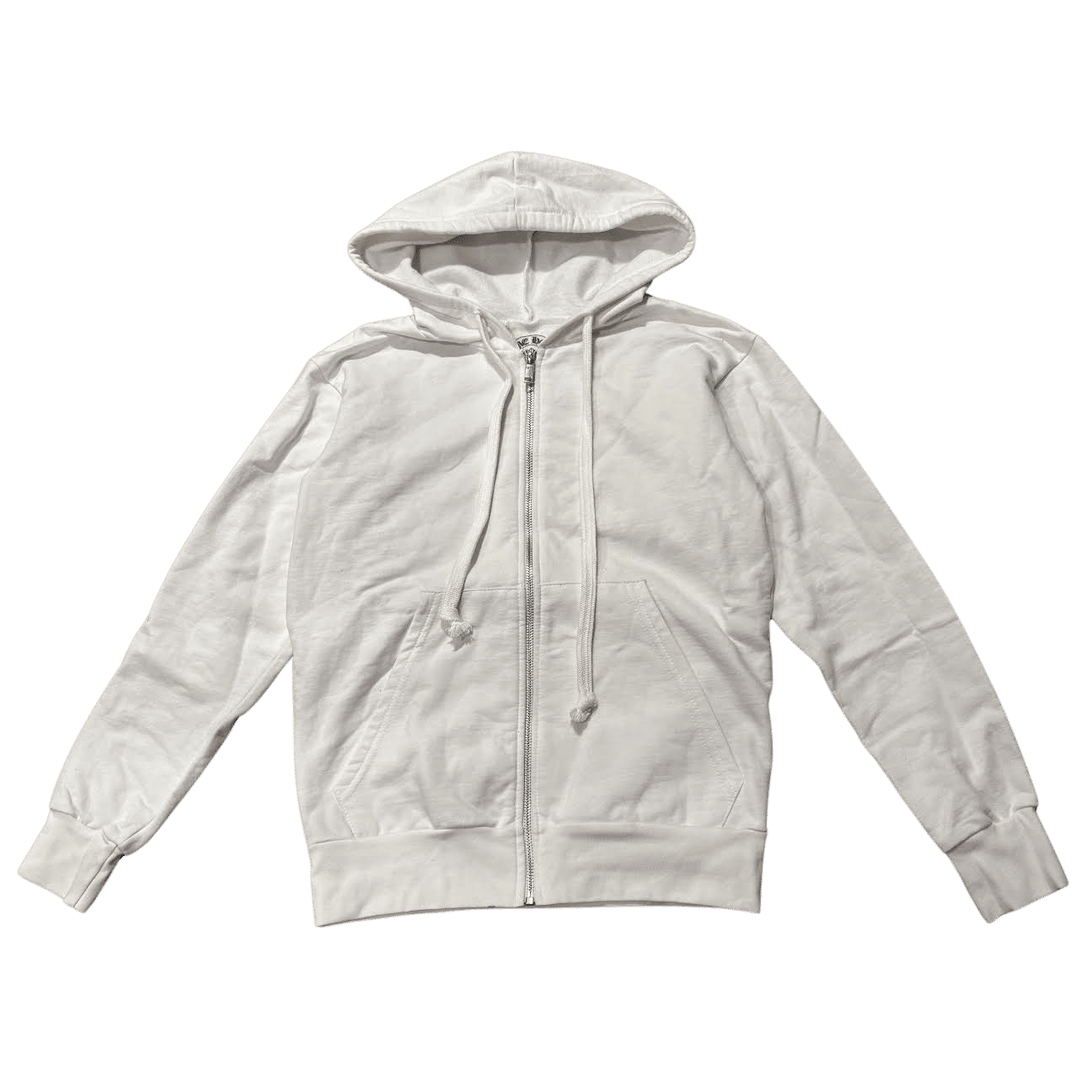Chrome Hearts Employee Sale Blank Zip-Up Hoodie White (Preowned Size XS #2) - Pre-Owned