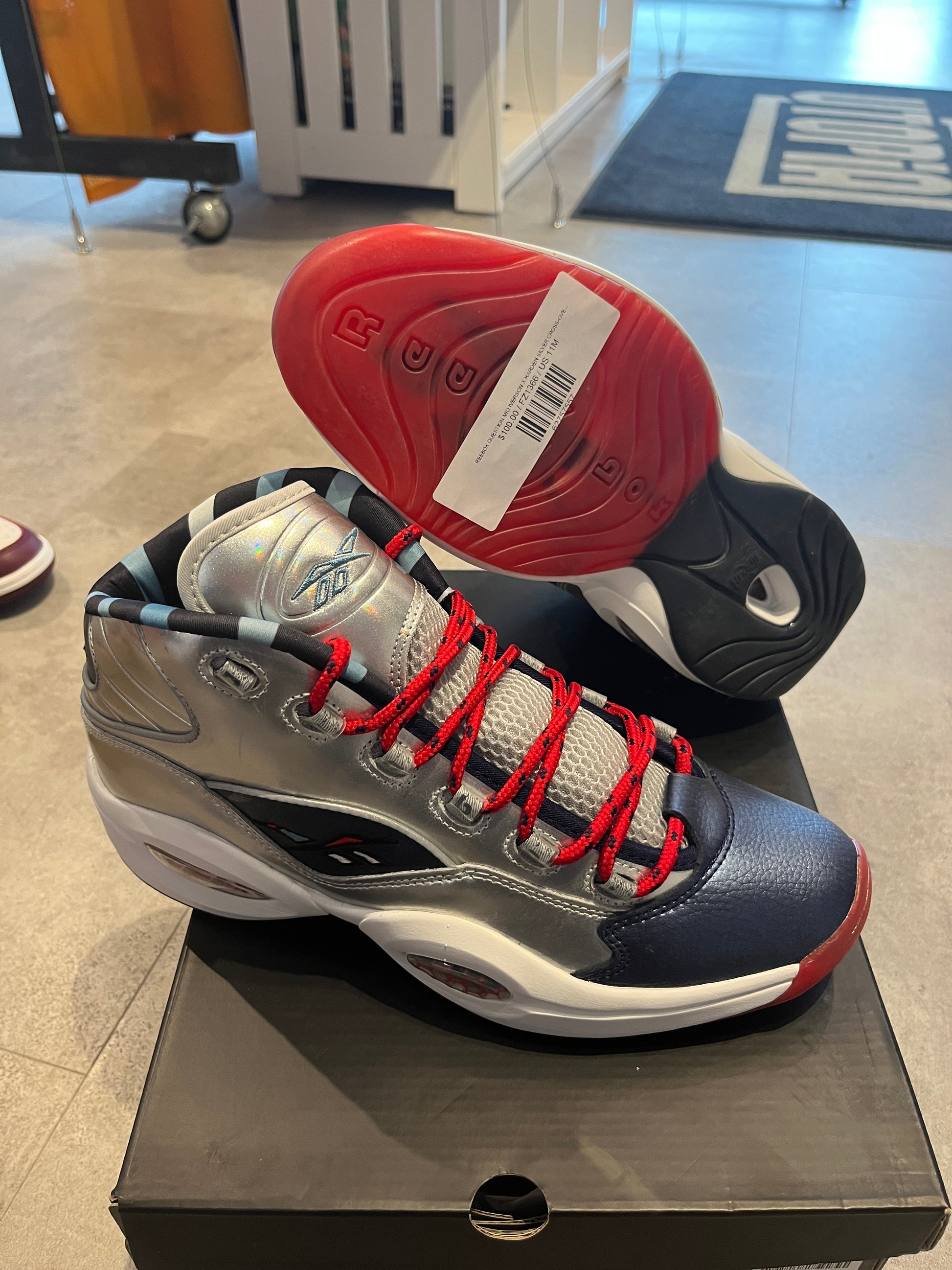 Size 8 - Reebok Question Mid x James Harden Cross Over 2020 for sale online