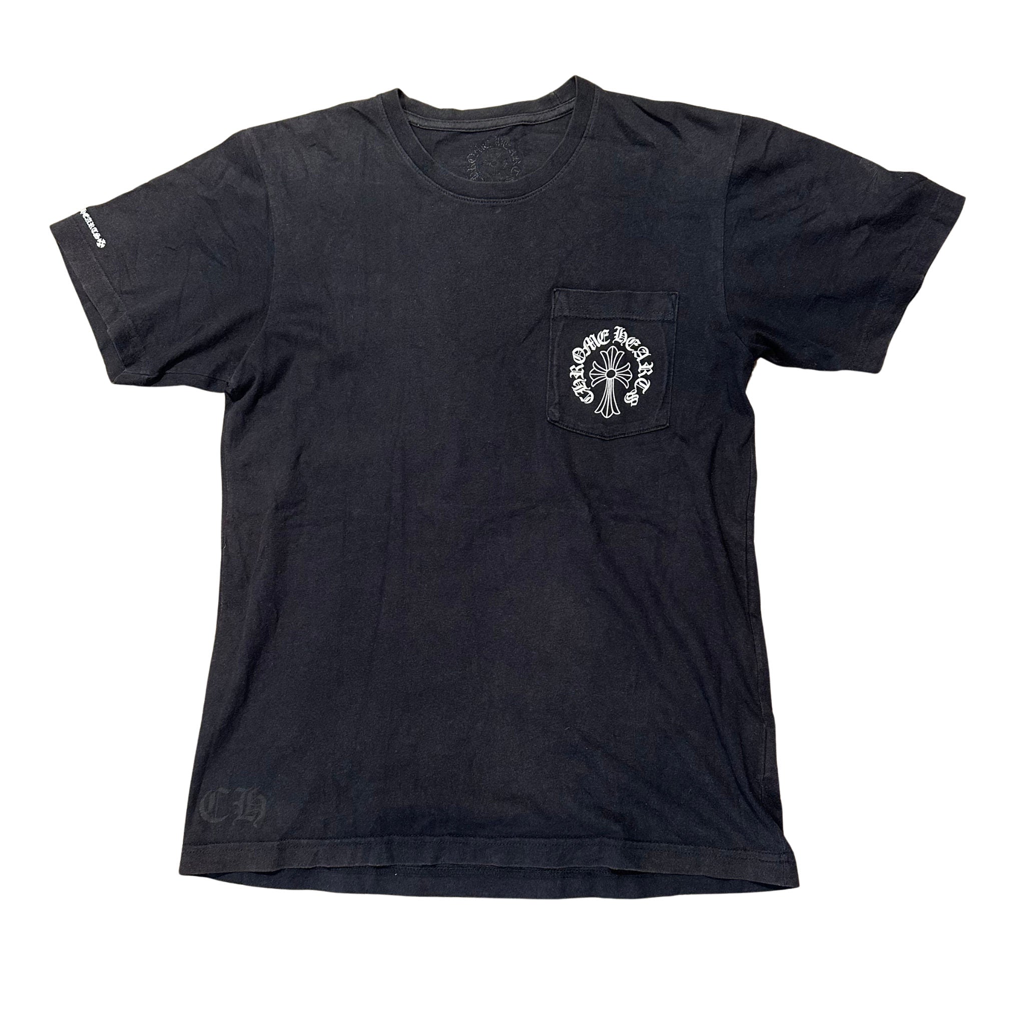 Chrome Hearts Tonal Tri-Logo T-Shirt Black (Preowned Size M) - Pre-Owned