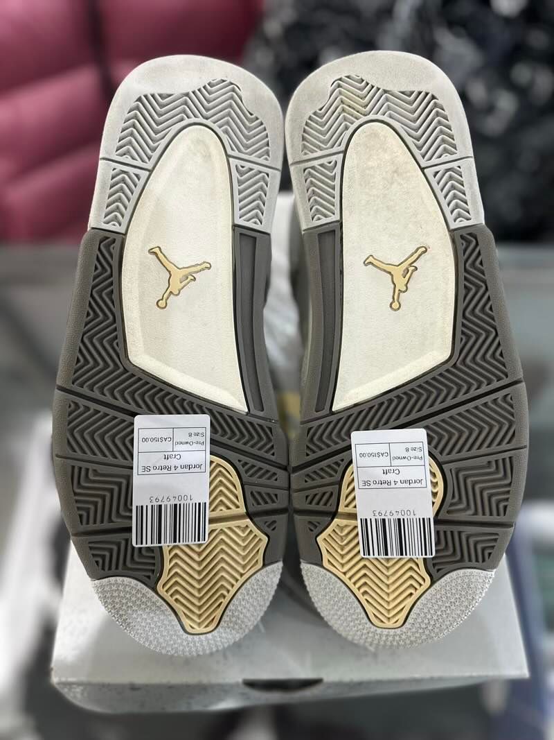 Jordan 4 Retro SE Craft - Pre-Owned Size 8