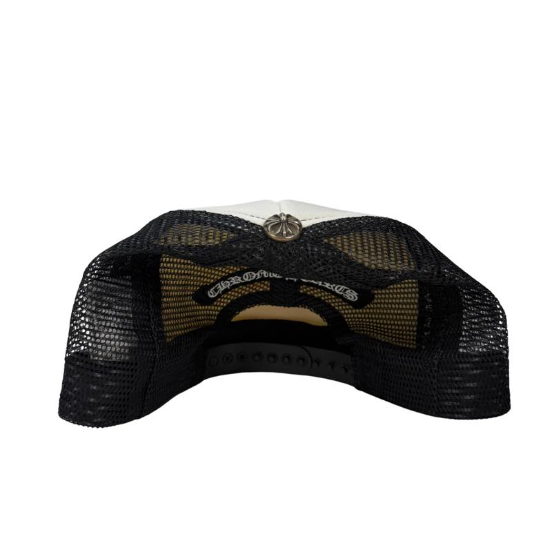 Chrome Hearts Hollywood Eye Chart Trucker Hat Black - Lightly Used