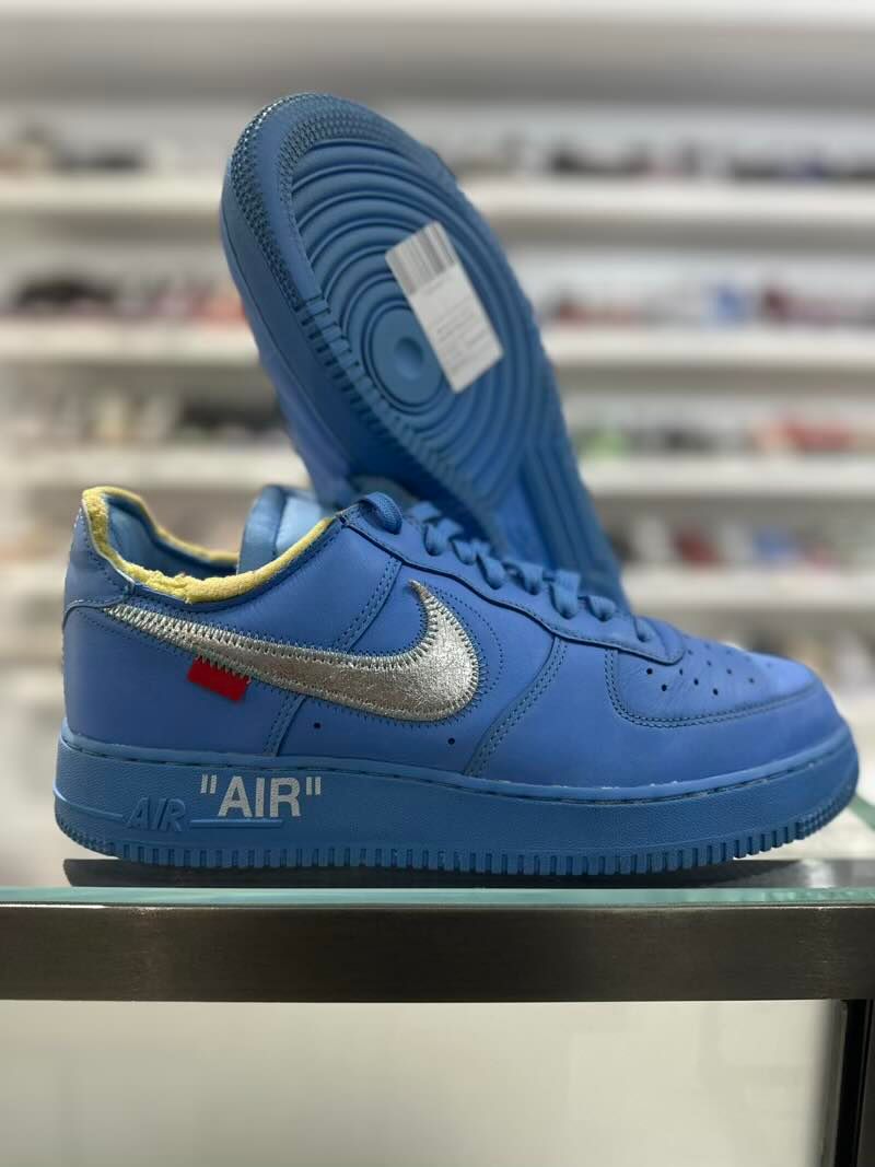 Nike Air Force 1 Low Off-White MCA University Blue - Pre-Owned Size 10 (No original box)