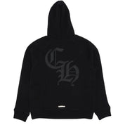 Chrome Hearts Triple Cross Nylon CH Logo Hoodie Black