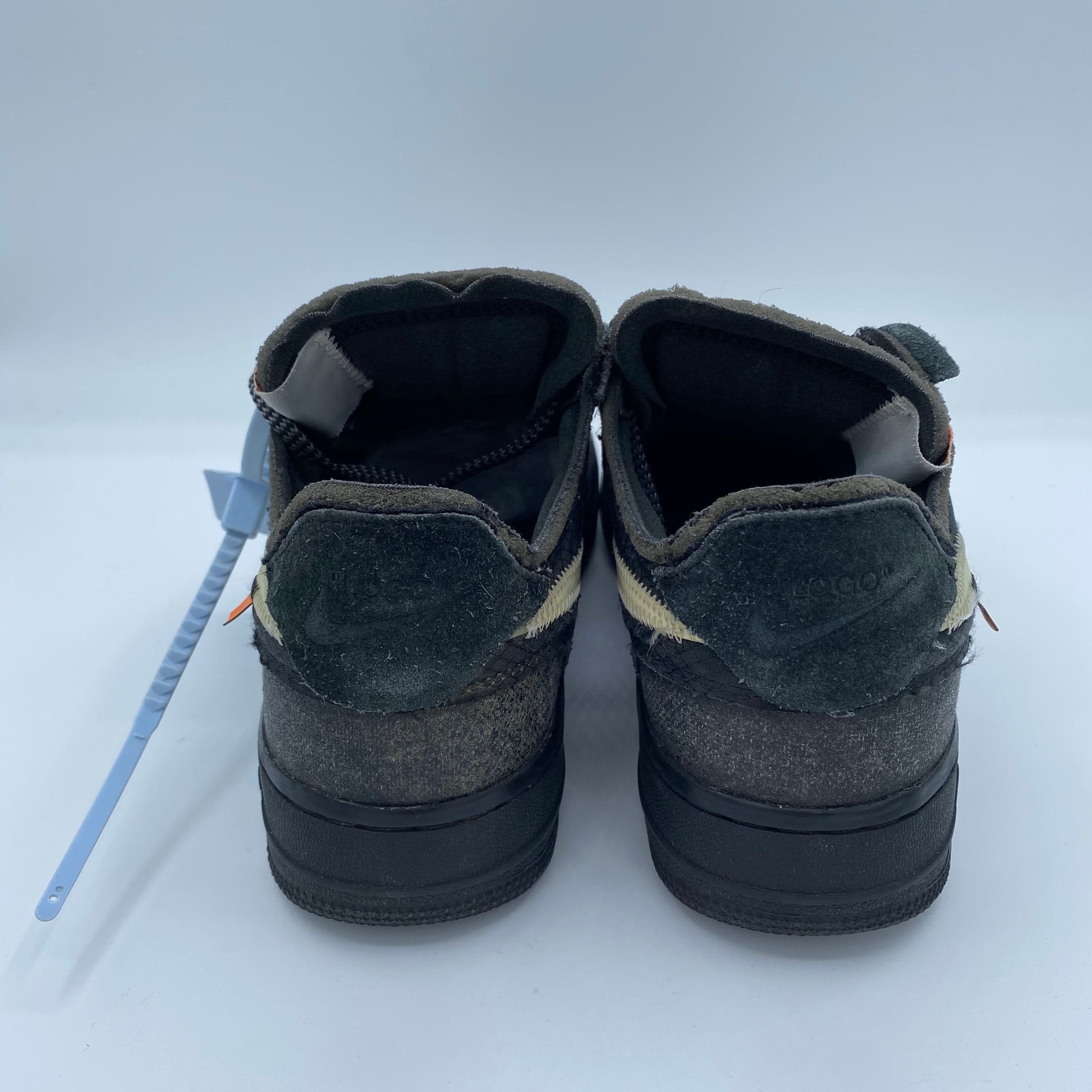 Nike X Off-White Air Force 1 Low Black - Pre-Owned Size 5.5 (No Original Box)