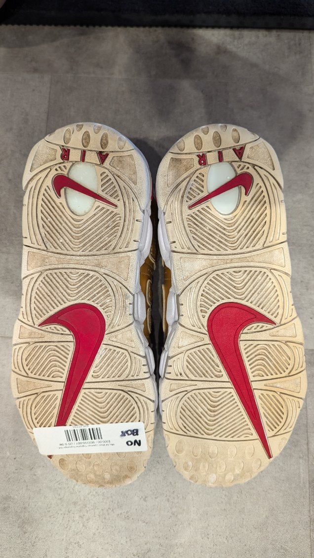 Nike Air More Uptempo Supreme Suptempo Gold - Pre-Owned Size 9.5 (No original box)