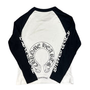 Chrome Hearts Baseball Tee Black White - Lightly Used Size M