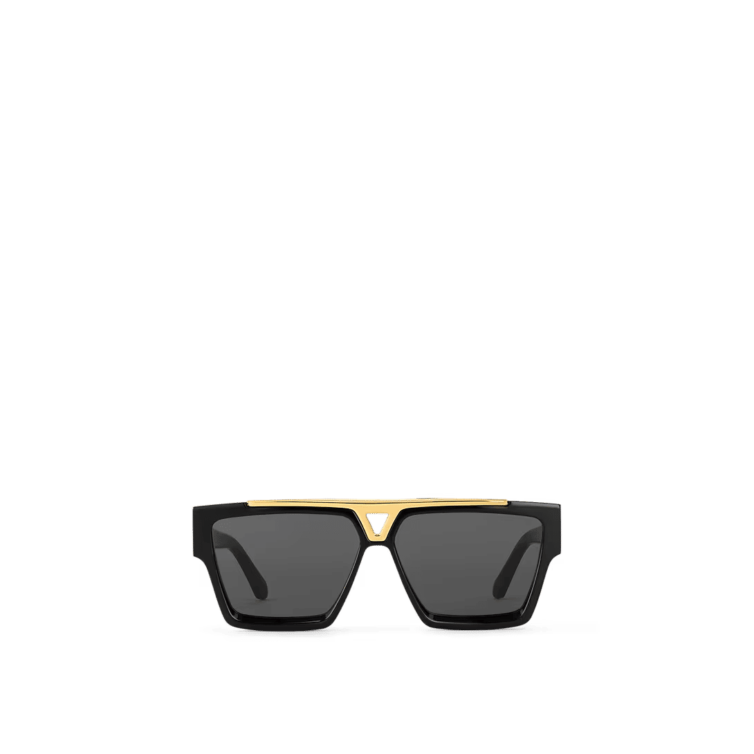 Louis Vuitton Evidence Sunglasses Black Gold (Preowned) - Pre-Owned