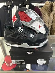 Jordan 4 Retro Black Canvas - Pre-Owned Size 10
