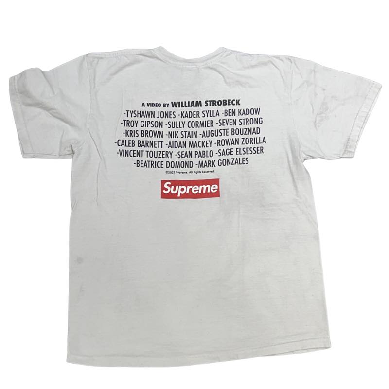 Supreme Play Dead Tee White - Pre-Owned Size M