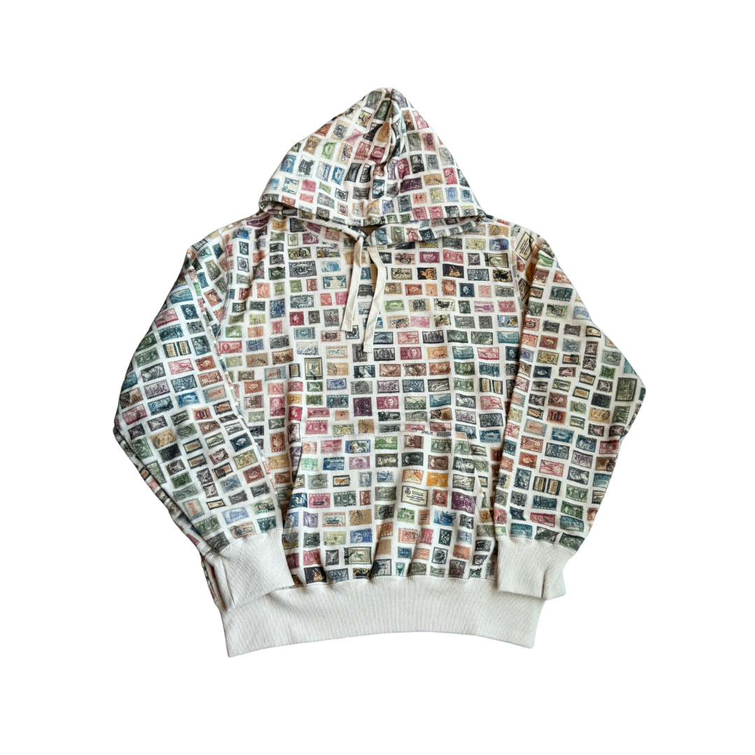 Aime Leon Dore Currency AOP Hoodie Cream