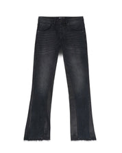 Purple Brand P004 Black Double Panels Flare Jeans