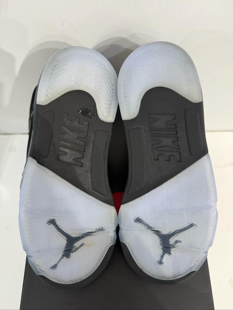 Jordan 5 Retro OG Black Metallic Reimagined - Lightly Pre-Owned Size 8.5