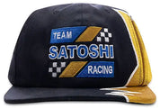 Satoshi Nakamoto Team Racing Hat Black - Like New
