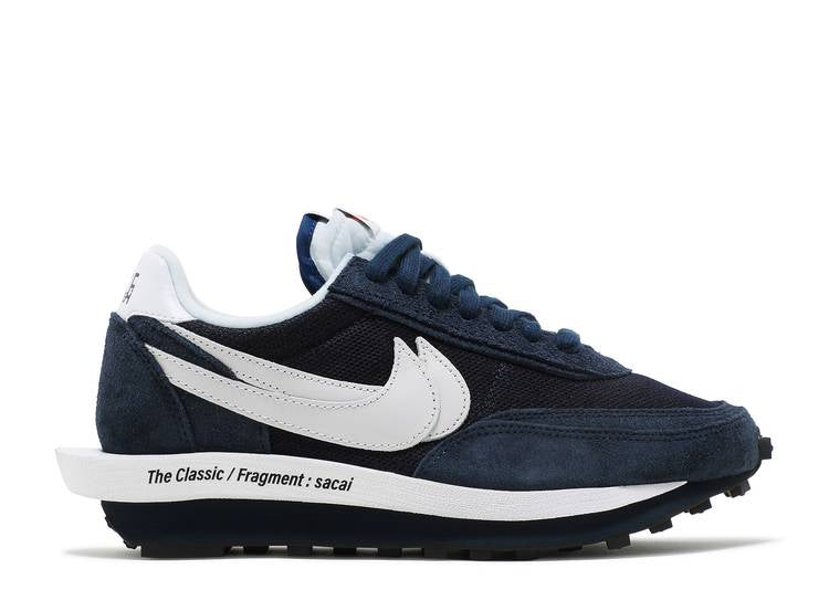 Nike X Sacai Ldwaffle SF Fragment Blue Void - Pre-Owned Size 9.5 (No original box)